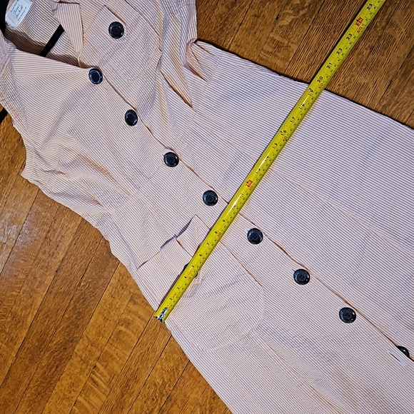 Peachy Pink Striped 50s Dress - Picture 13 of 13